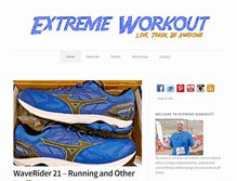 Tablet Screenshot of extreme-workout.com